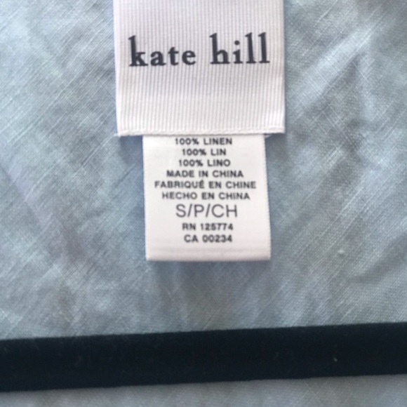 Kate Hill - Linen Tank - Size Small - Picture 2 of 2